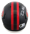 49ers Dre Greenlaw Signed 2025 Rivalries Speed Mini Helmet W/ Case BAS Witnessed