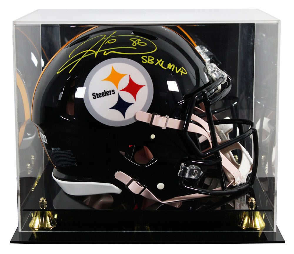 Steelers Hines Ward "SB XL MVP" Signed F/S Speed Proline Helmet W/ Case BAS Wit