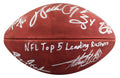NFL Leading Rushers (5) Payton Smith Sanders Signed Official Nfl Football BAS 1