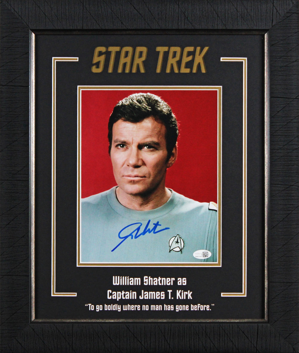 William Shatner Star Trek Authentic Signed 8x10 Framed Photo JSA Wit #WB807406