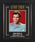 William Shatner Star Trek Authentic Signed 8x10 Framed Photo JSA Wit #WB807406