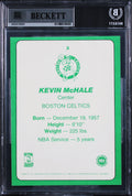 Celtics Kevin McHale 1985 Star Super Team 5x7 #3 Card Autographed BAS Slabbed