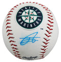 Mariners Julio Rodriguez Signed Seattle Mariners Logo OML Baseball BAS #BX68739