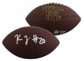 Steelers Kaleb Johnson Authentic Signed Wilson Super Grip Football BAS #BW88733
