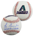 D-Backs Luis Gonzalez "2001 WS Game 7 GW Hit" Signed Hutch Baseball BAS #BX68745