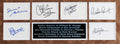 Young Guns (6) Estevez, Sutherland, Phillips, Sheen +2 Signed Framed Display BAS