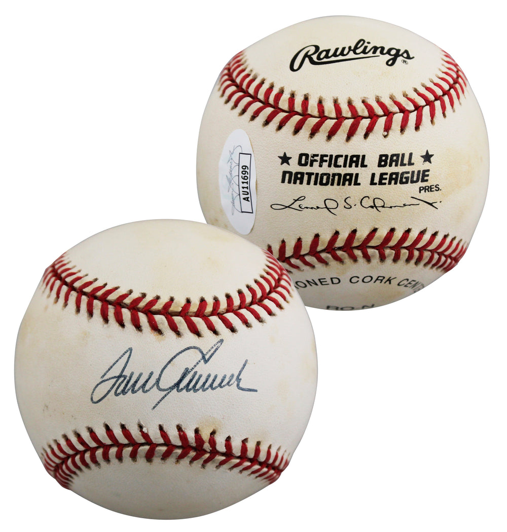 Mets Tom Seaver Authentic Signed Leonard Coleman ONL Baseball JSA #AU11699