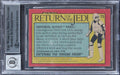 Star Wars (3) Ronzani +2 Signed 1983 SW ROTJ #75 Card Auto Grade 10! BAS Slabbed