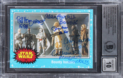 Star Wars (5) Bulloch +4 Signed 2015 SW JTT FA #53 Card Auto 10! BAS Slabbed