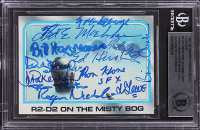 Star Wars (12) Archer +11 Signed 1980 SW Empire Strikes Back #245 Card BAS Slab