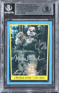Star Wars (6) Rodis-Jamero, Keeler +4 Signed 1983 SW ROTJ #182 Card BAS Slabbed