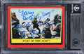 Star Wars (6) Henson +5 Signed 1983 SW Return Of The Jedi #44 Card BAS Slabbed