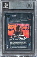 Star Wars (3) Bulloch +2 "2x Insc" Signed 1999 Star Wars #14 Card BAS Slabbed