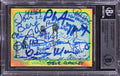 Star Wars (17) Craig, Huston, Gawley +14 Signed 1980 SW ESB #311 Card BAS Slab