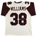 Oklahoma Roy Williams Signed White Bring The Wood Pro Style Jersey BAS Witnessed