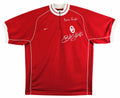 OU Bob Stoops & Barry Switzer Signed Maroon Nike 1/4 Zip Pullover Jacket BAS Wit