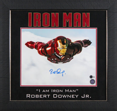 Robert Downey Jr. The Avengers Authentic Signed 11x14 Framed Photo BAS #AE64489