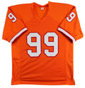 Warren Sapp Authentic Signed Orange Throwback Pro Style Jersey BAS Witnessed