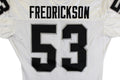 Raiders Rob Fredrickson Authentic White Starter Size 44 Jersey