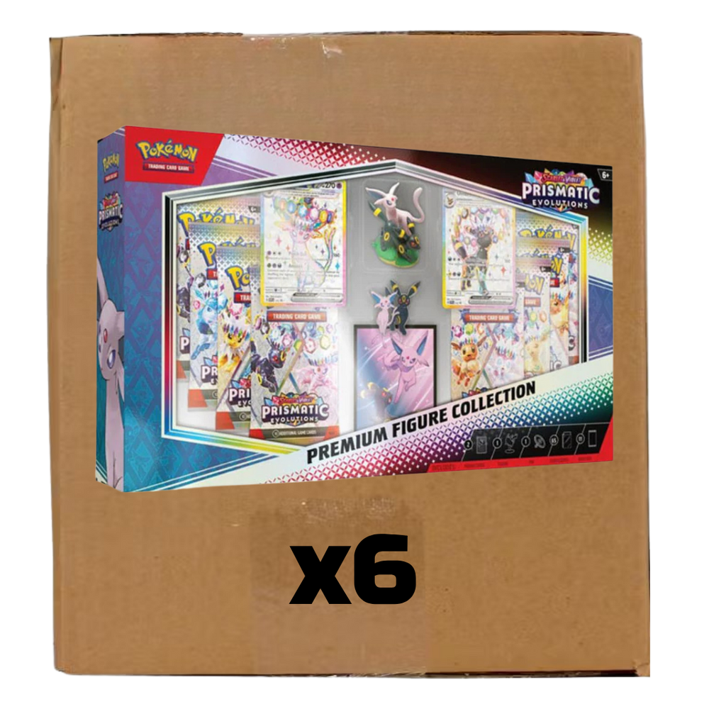 Sealed Case Prismatic Evolution Premium Figure Collection Box
