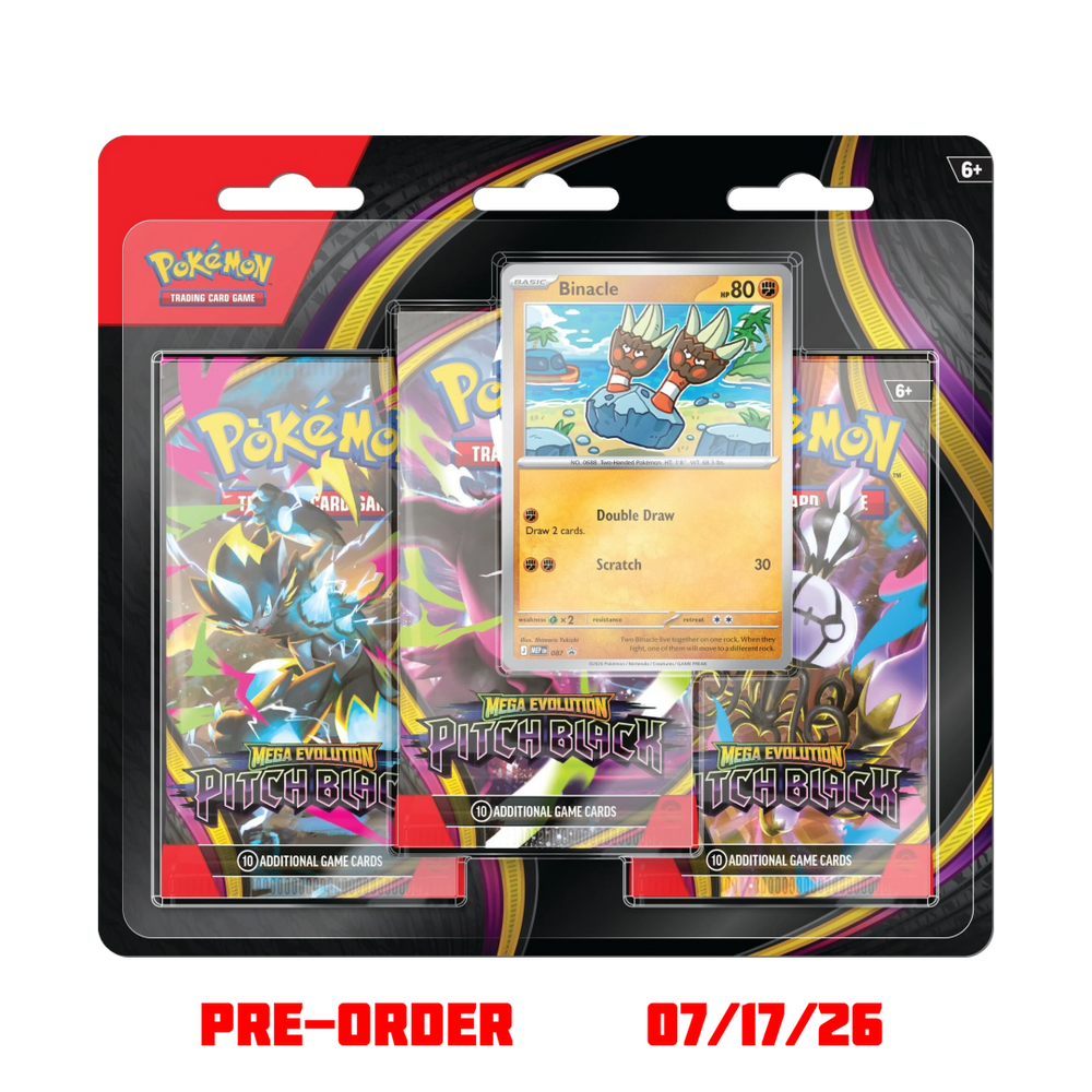 Mega Evolution: Pitch Black 3-Pack Blister (Early Bird Special)