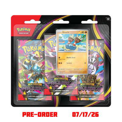 Mega Evolution: Pitch Black 3-Pack Blister (Early Bird Special)