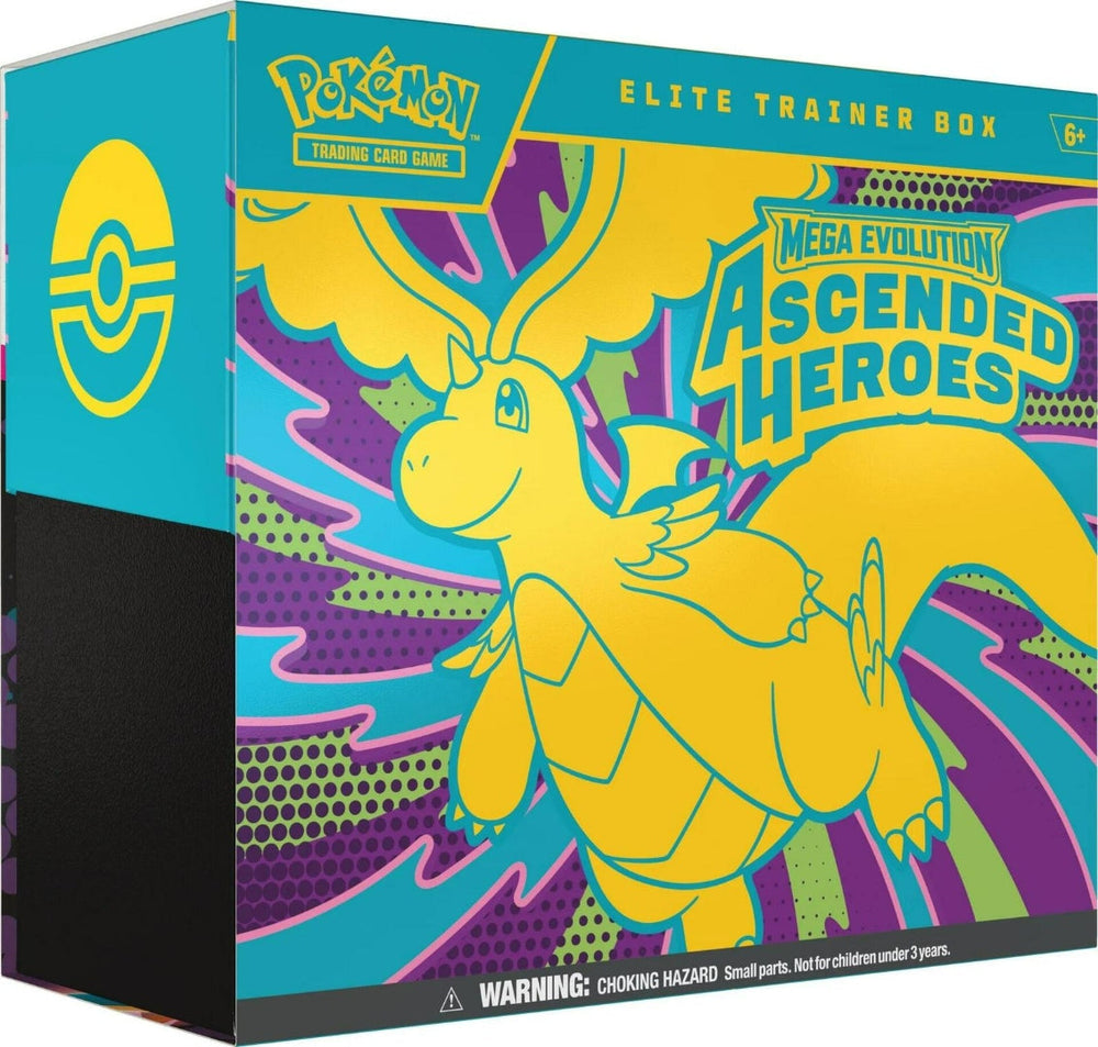 Pokémon - Mega Evolution Ascended Heroes - RIPPED SEAL - Elite Trainer Box (MAX 2)