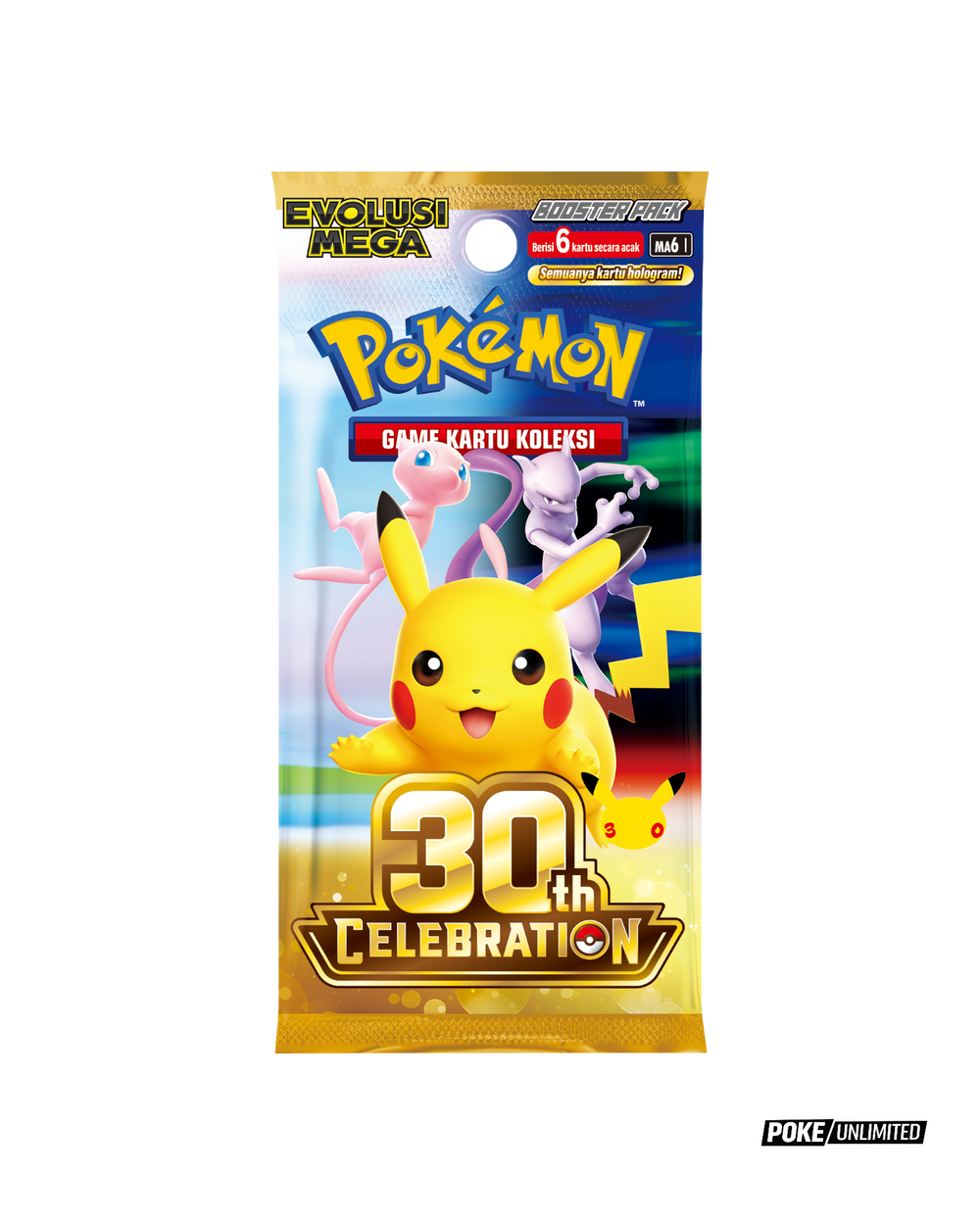 Pokémon TCG Indonesian 30th Celebration Booster Box MA6I