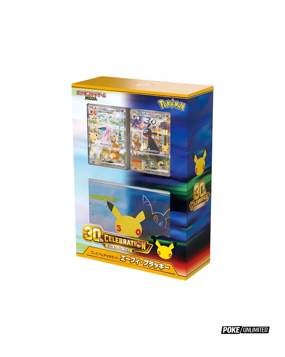 Pokémon TCG Japanese MEGA 30th Celebration Premium Deck Set Espeon & Umbreon