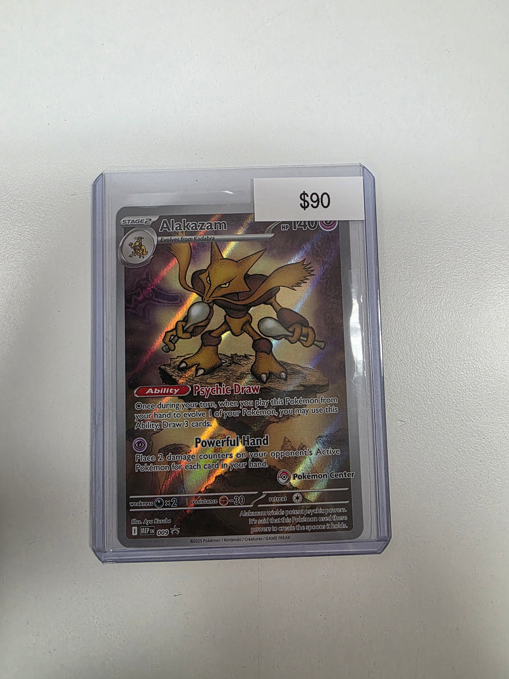 Pokemon Alakazam Pokemon Center promo 009
