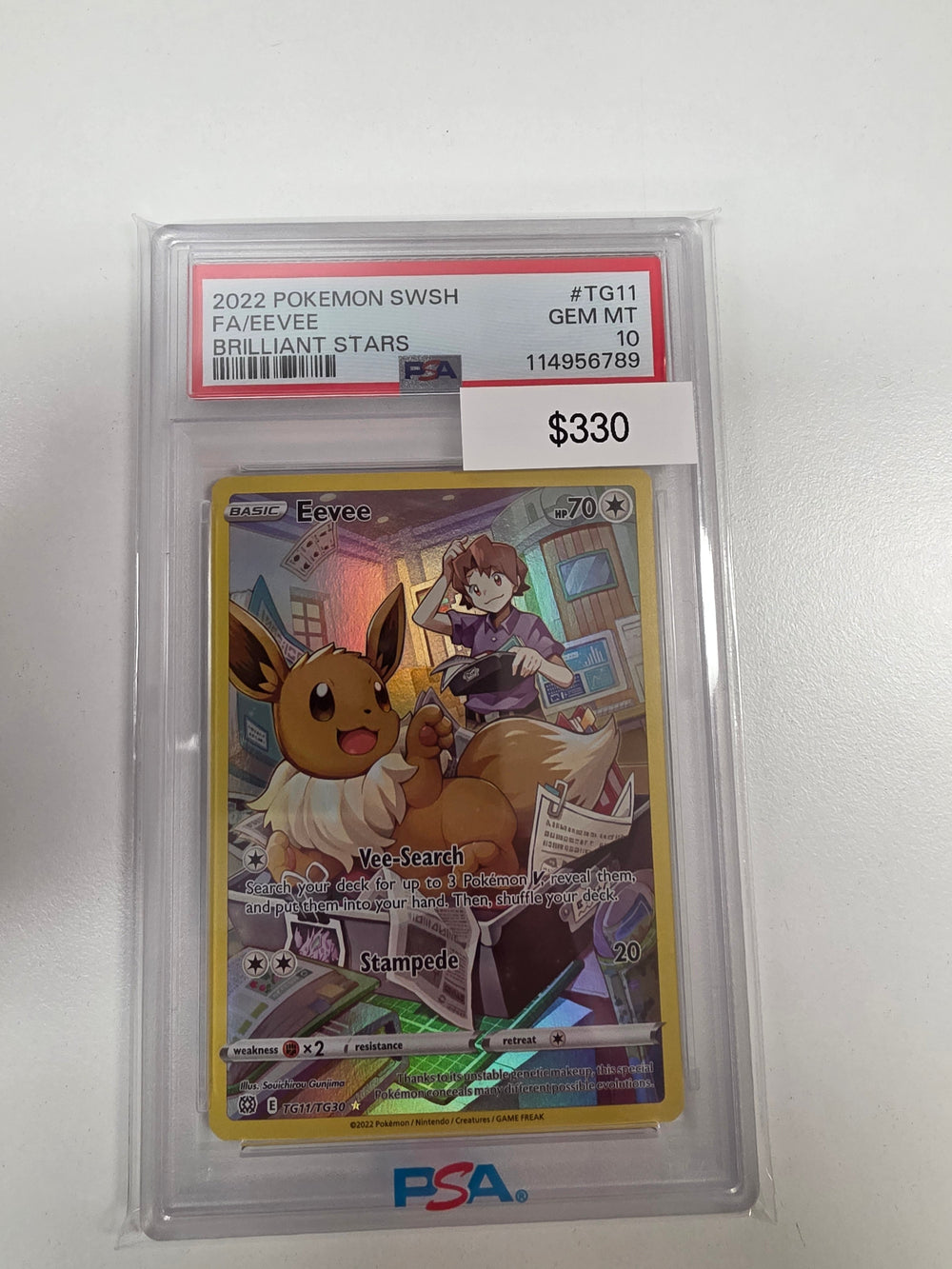 Pokemon Eevee TG11/TG30 PSA 10