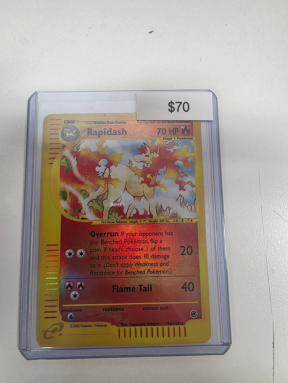 Pokemon Rapidash RF 26/165