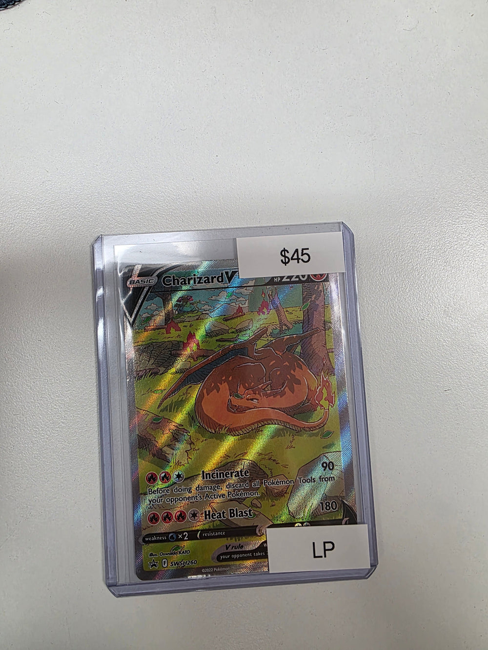 Pokemon Charizard V SWSH260 LP