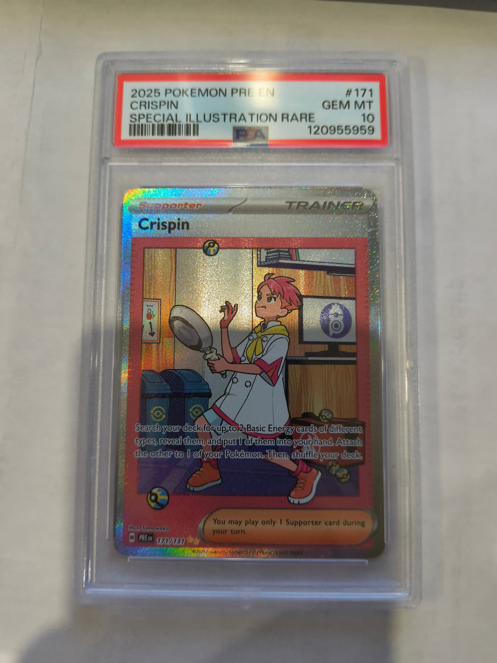 Pokemon: PSA 10 Special Illustration Rare Crispin