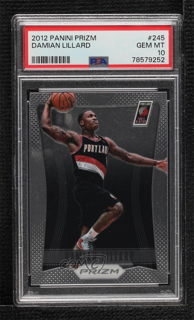 2012 Prizm - Damian Lillard - Rookie Card - #245 - PSA Graded Card