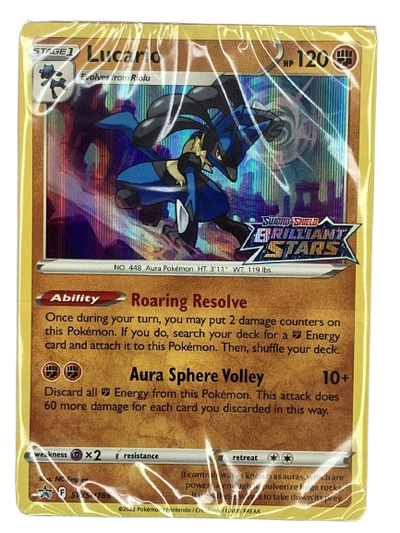 Lucario Brilliant Stars Stamped - SEALED