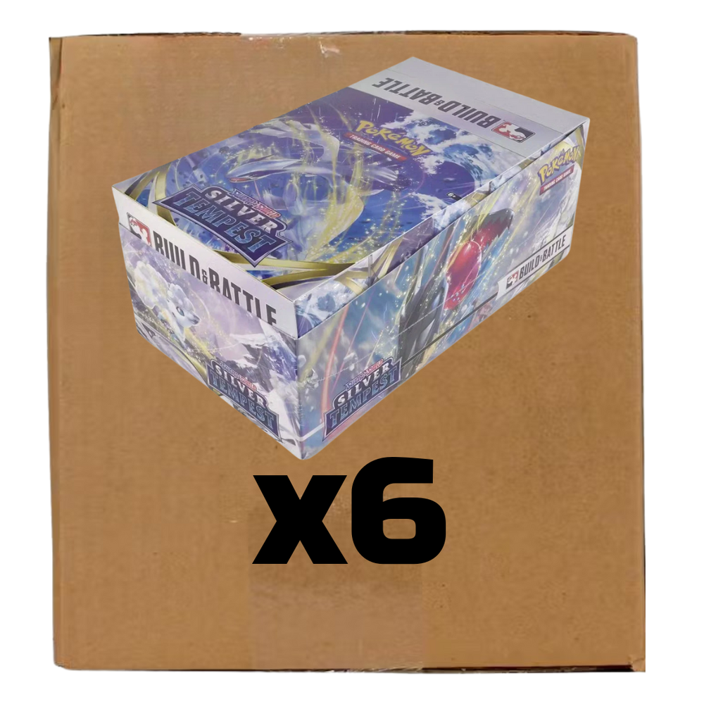 Sealed Case Display of 10 Silver Tempest Build & Battle - SWSH12