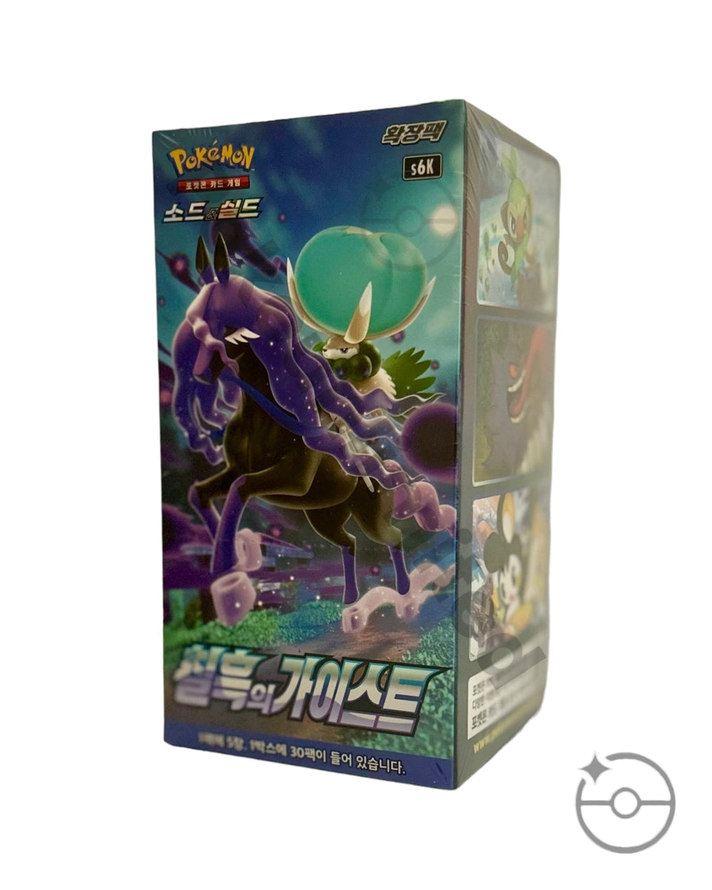 Pokémon TCG Korean Sword & Shield Jet Black Spirit Booster Box S6K