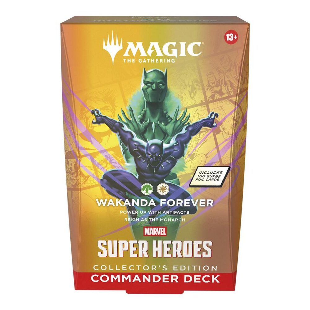 Magic the Gathering: Universes Beyond Marvel Super Heroes Commander Collector Deck - Wakanda Forever