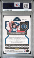2021 Prizm - Anthony Edwards - NBA 75th Red Diamond Prizm - Limited to /75 - #37 - PSA Graded Card
